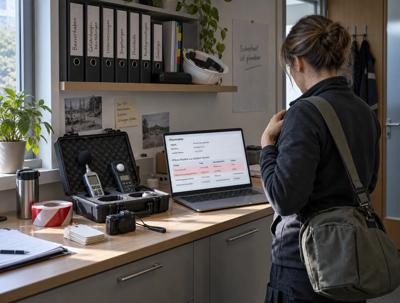 Sicherheitsfachkraft, Innendienst und betreuter Betrieb arbeiten in derselben Anwendung