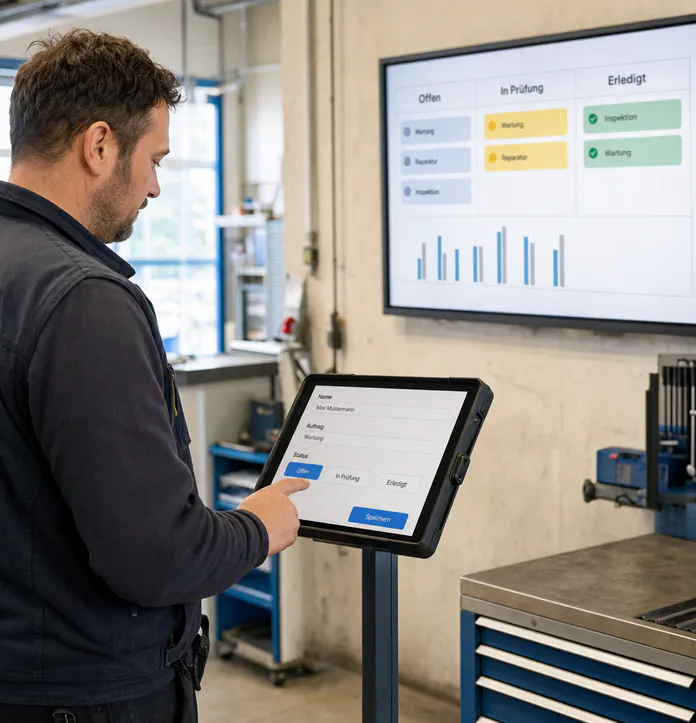 Formular als Oberfläche mit Software-Unterbau