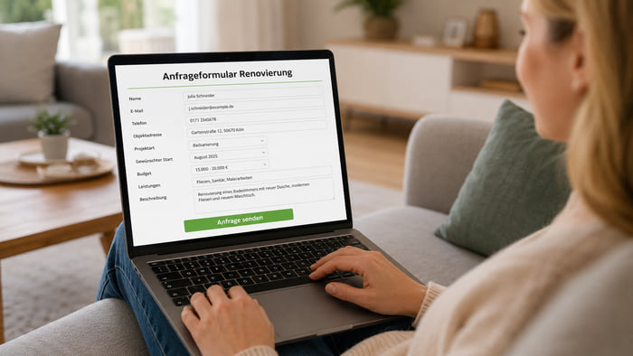 Anfrageformular
