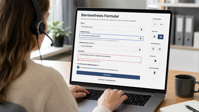 Barrierefreie Formulare