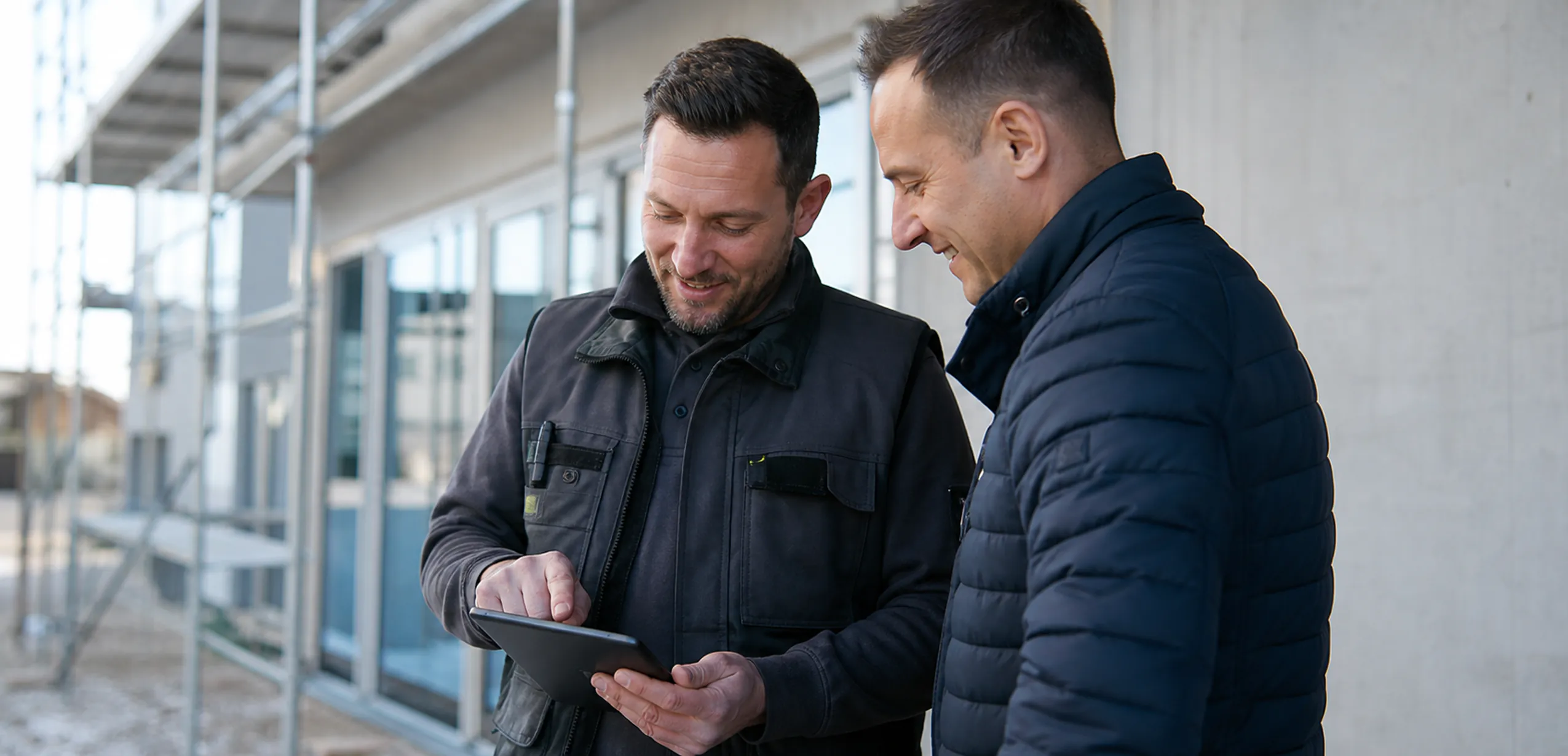 Durchschreibesatz wird beim Kunden vor Ort ausgefüllt und unterschrieben