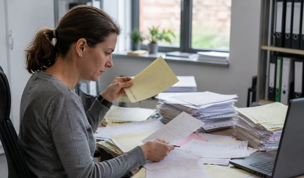 Unstrukturierte Papierdaten aus Formularblöcken