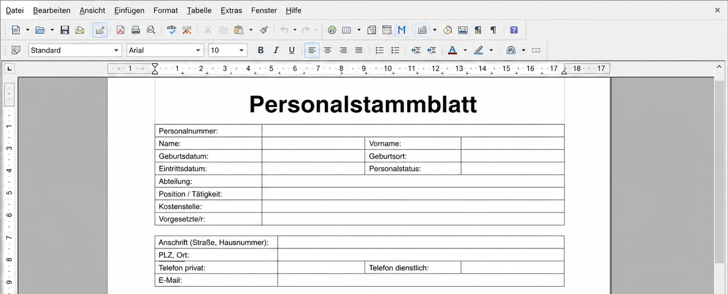 Typische Schwachstellen von LibreOffice-Formularen
