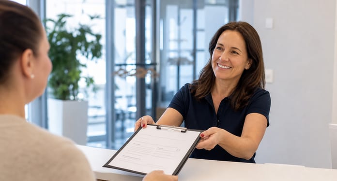Professionell gestaltete Print-Formulare beim Kunden