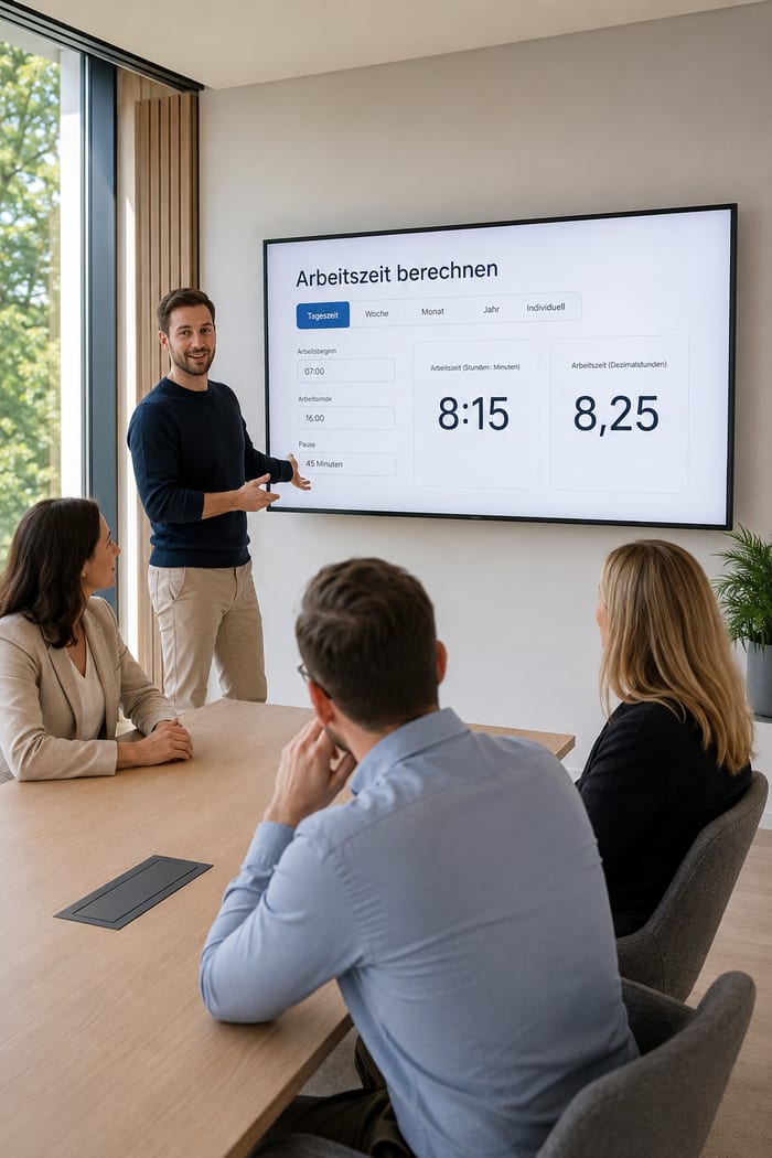 Beratung zur Arbeitszeitberechnung