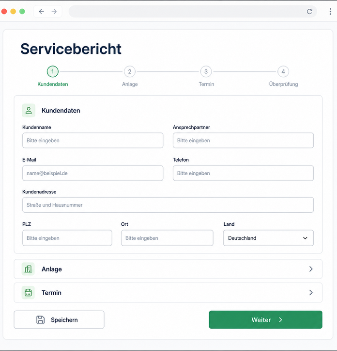 Fragebogen als Webformular auf Laptop und Smartphone