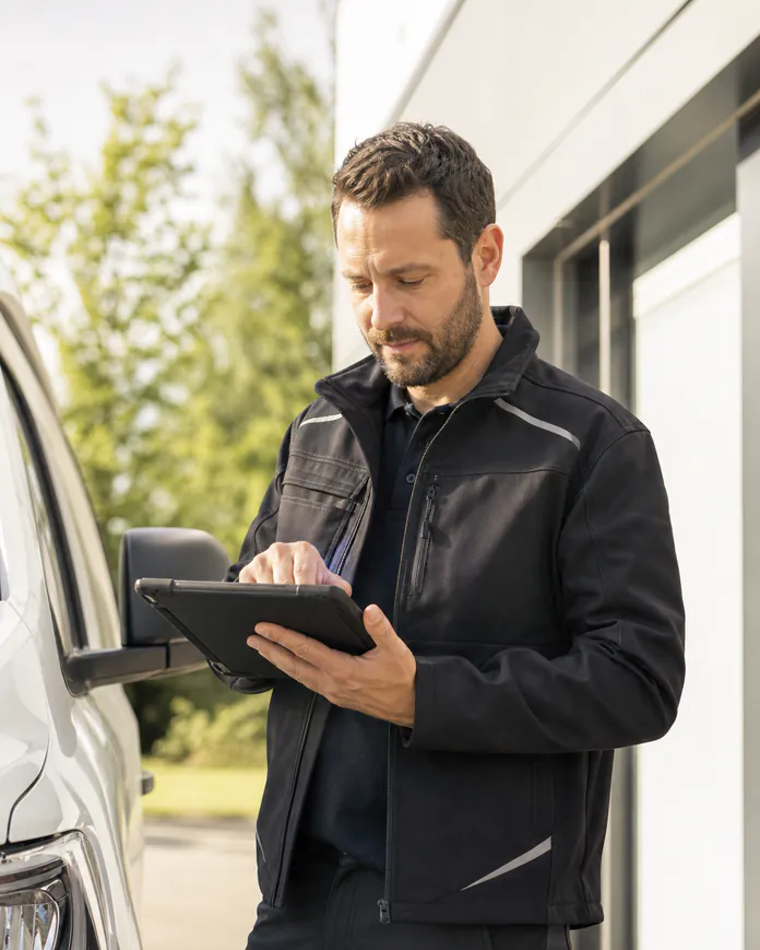 Mobile Nutzung im Außendienst