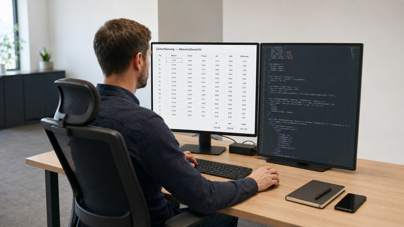 Zeiterfassungs-Software von Formilo programmieren lassen