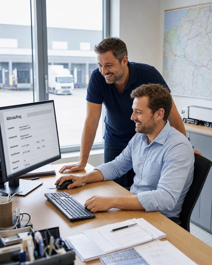 Digitalisierung des Abholauftrags