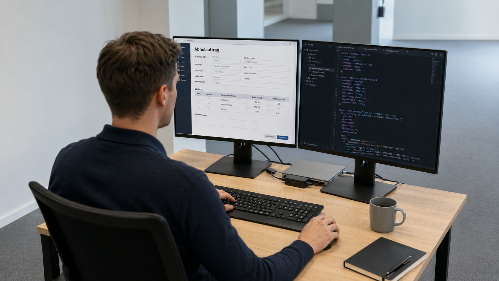 Abholauftrag mit Formilo programmieren lassen