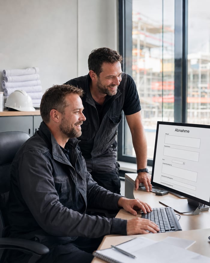 Digitalisierung der Abnahme