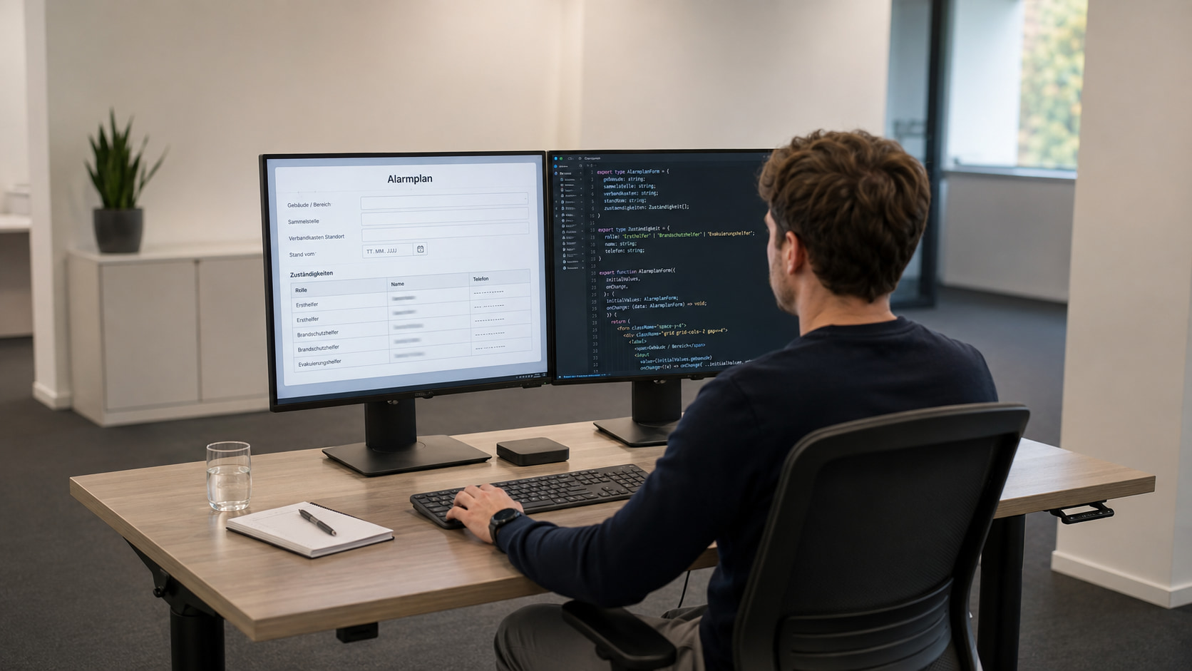Alarmplan mit Formilo programmieren lassen