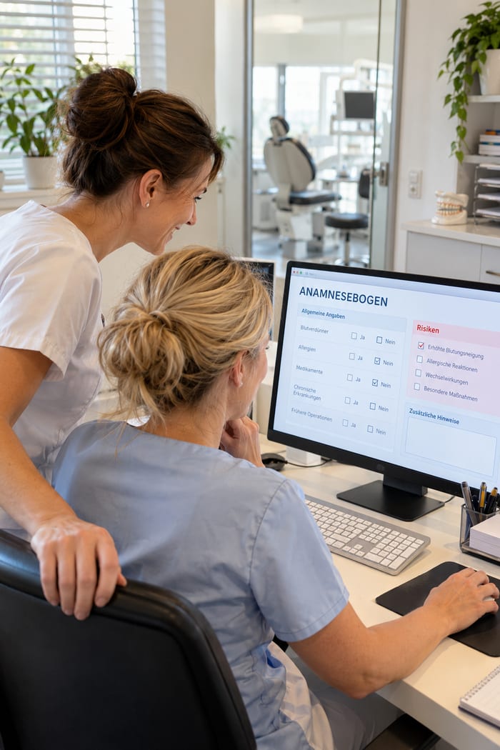 Digitalisierung des Anamnesebogens in der Zahnarztpraxis