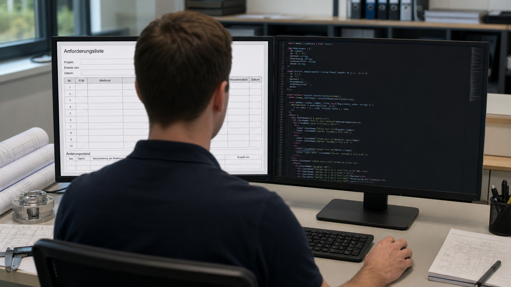 Anforderungsliste mit Formilo programmieren lassen