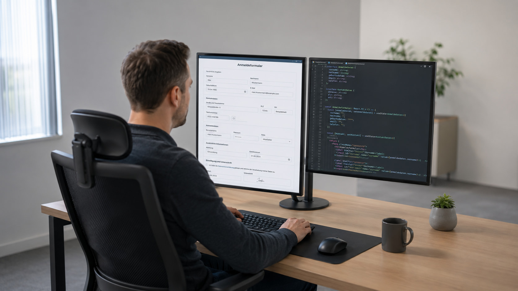 Anmeldeformular mit Formilo programmieren lassen