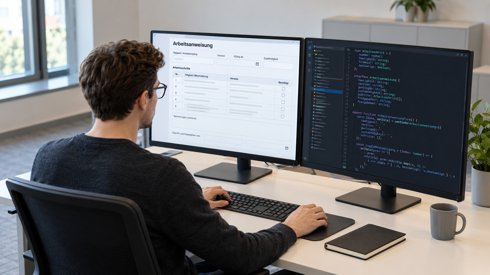 Arbeitsanweisung mit Formilo programmieren lassen
