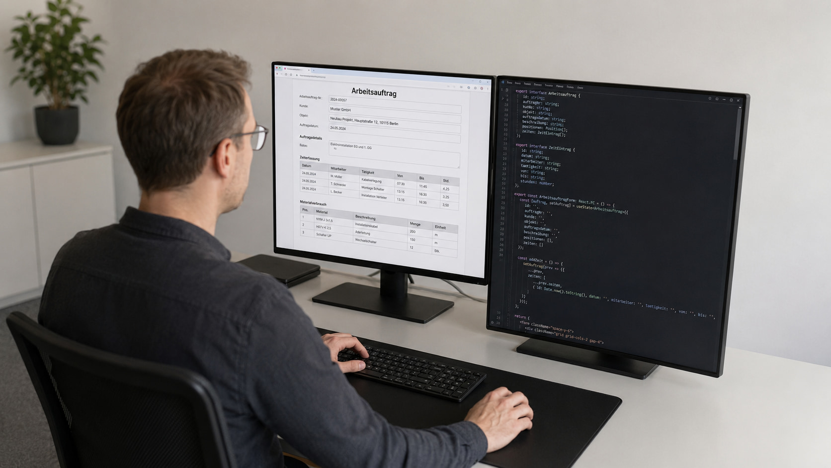 Arbeitsauftrag mit Formilo programmieren lassen