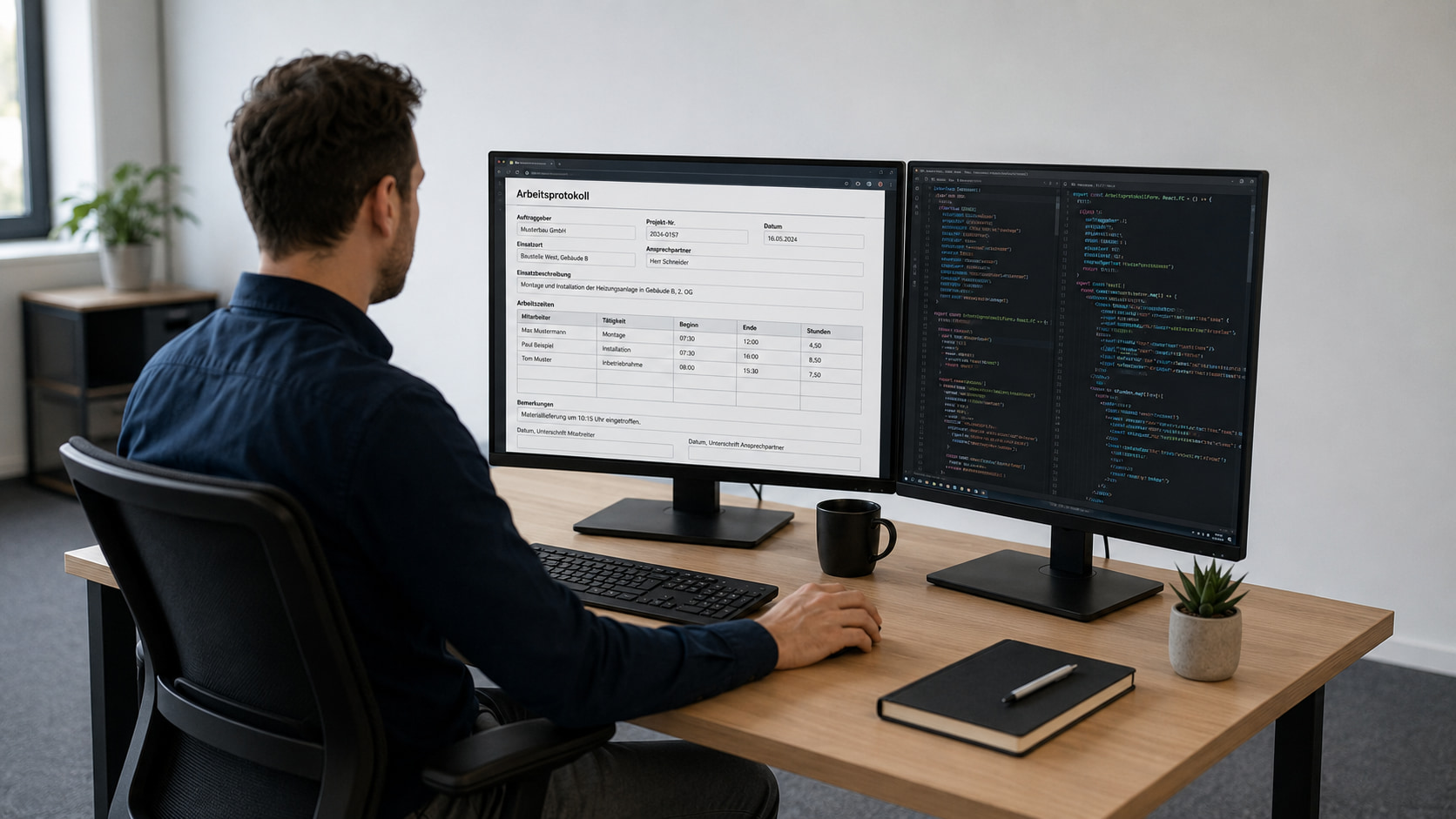 Arbeitsprotokoll mit Formilo programmieren lassen