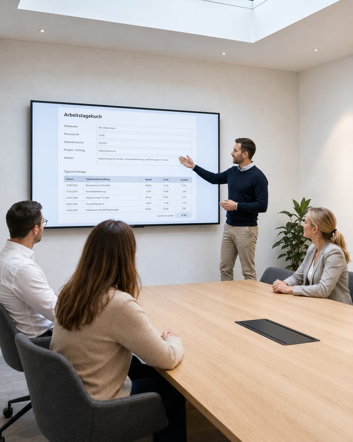 Beratung zum Arbeitstagebuch