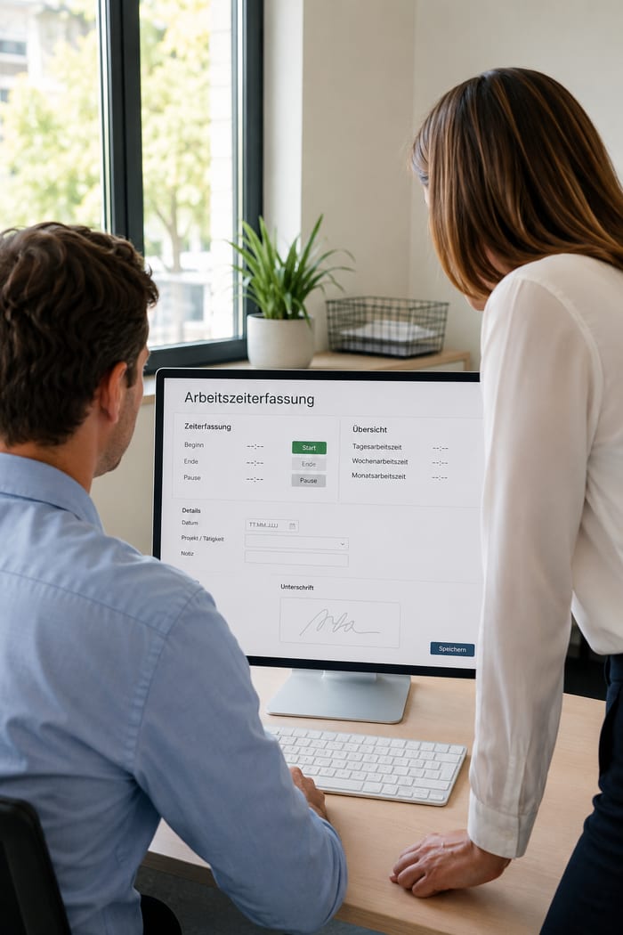 Digitalisierung der Arbeitszeiterfassung