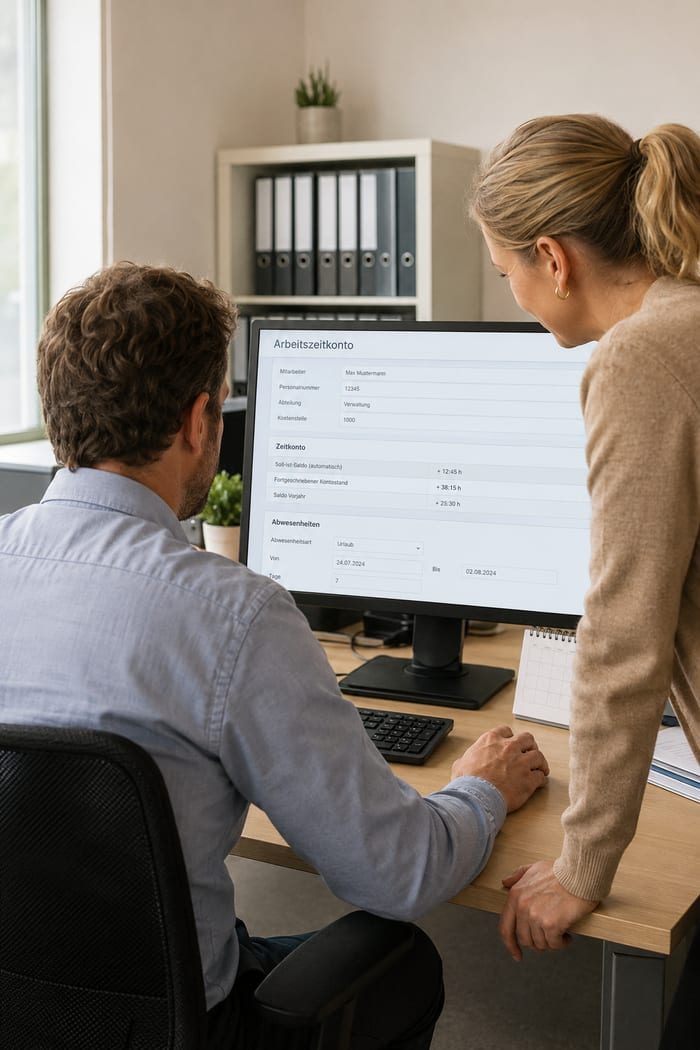 Digitalisierung des Arbeitszeitkontos
