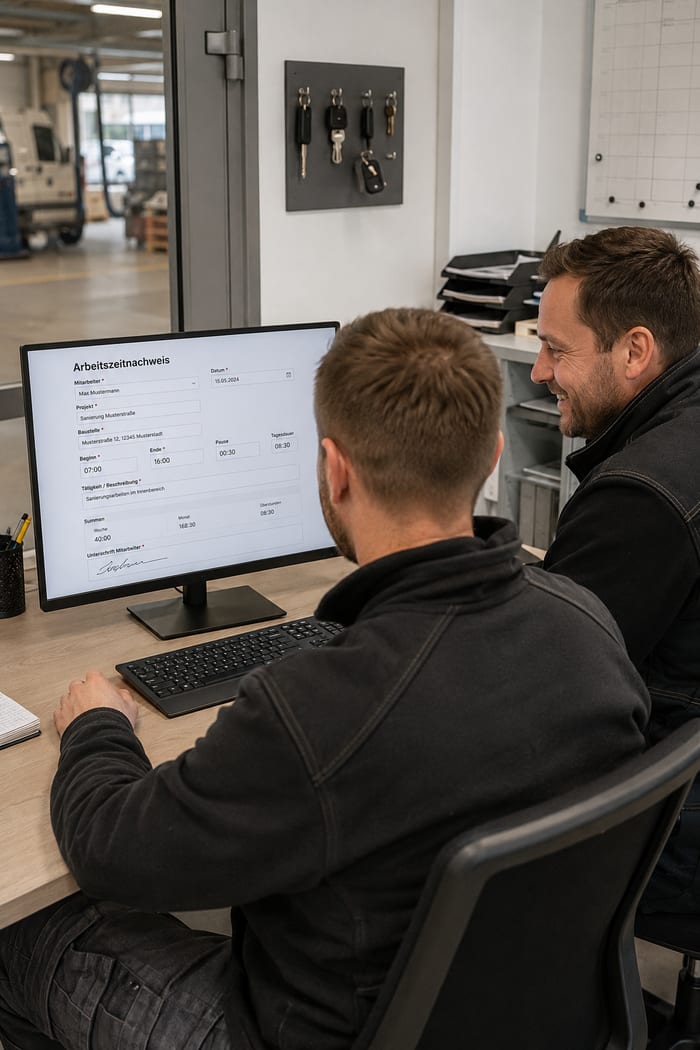 Digitalisierung des Arbeitszeitnachweises