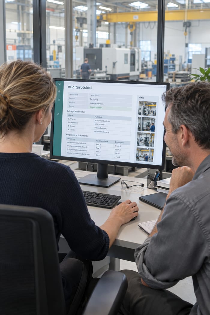 Digitalisierung des Auditprotokolls