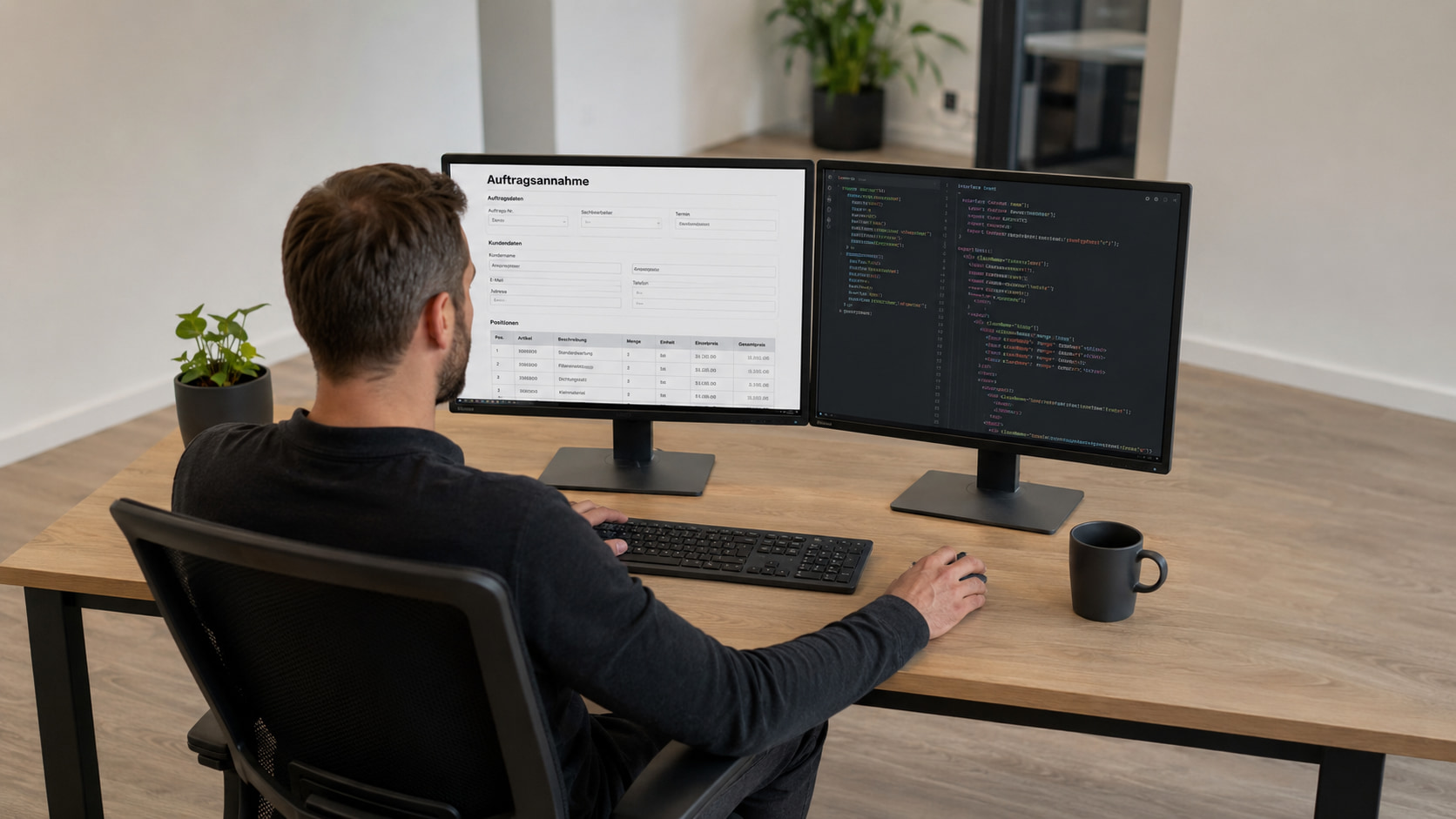 Auftragsannahme mit Formilo programmieren lassen