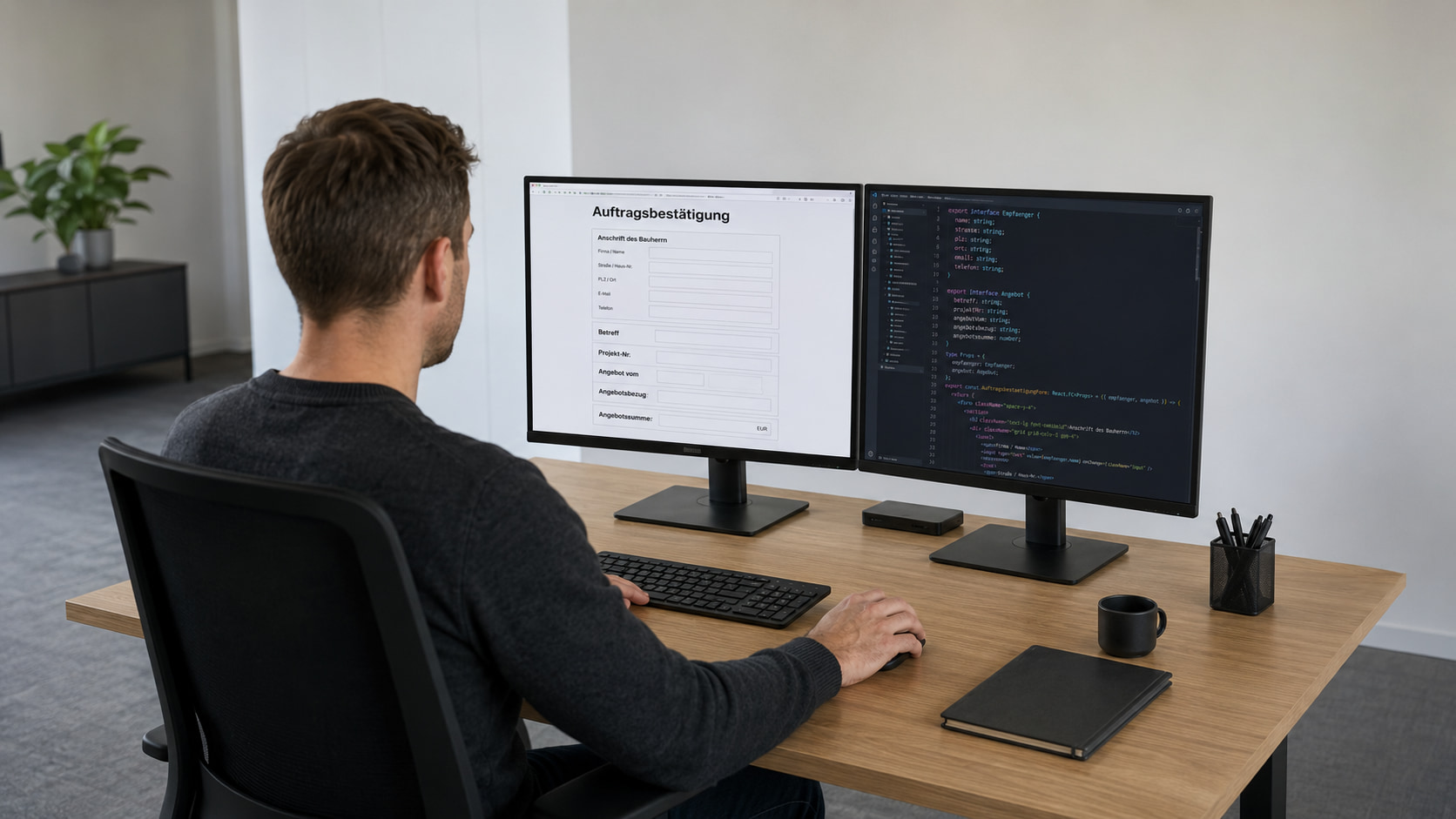 Auftragsbestätigung mit Formilo programmieren lassen