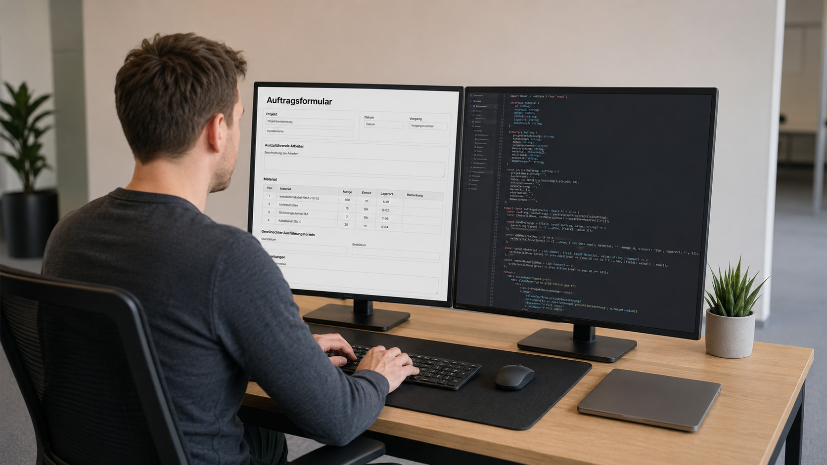 Auftragsformular mit Formilo programmieren lassen