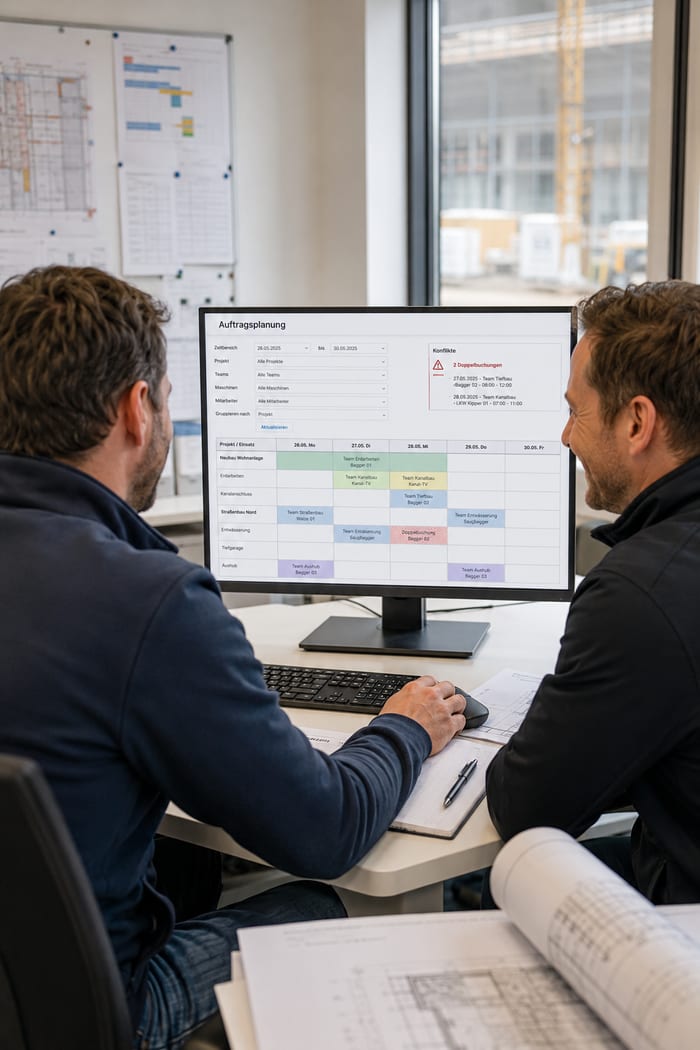 Digitalisierung der Auftragsplanung