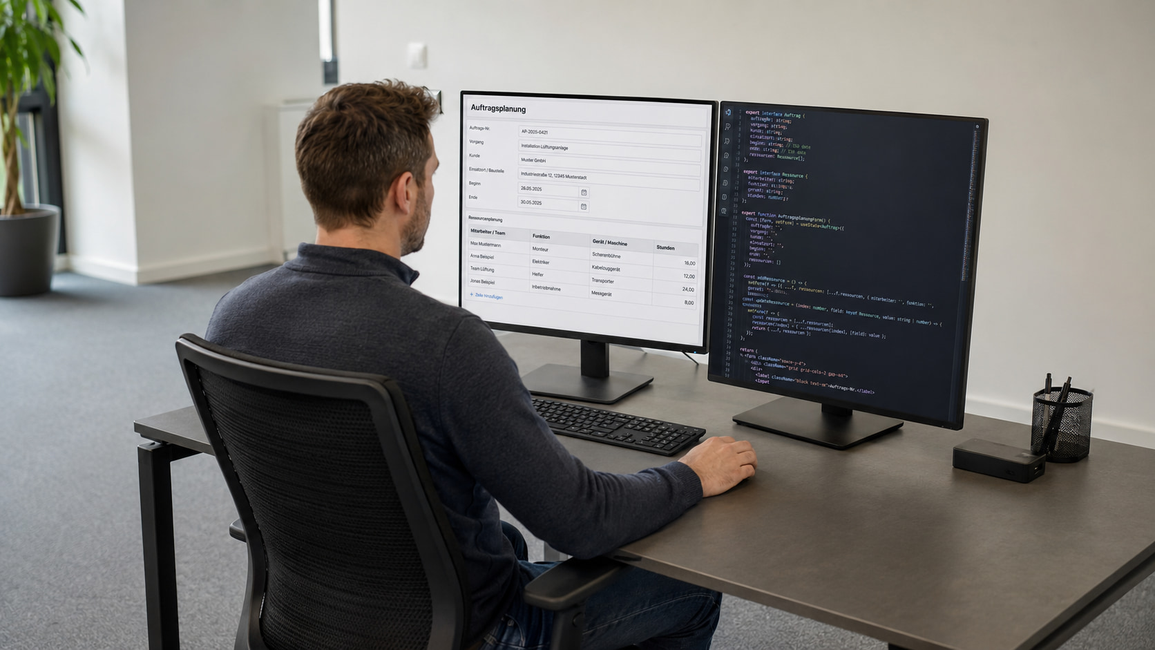Auftragsplanung mit Formilo programmieren lassen