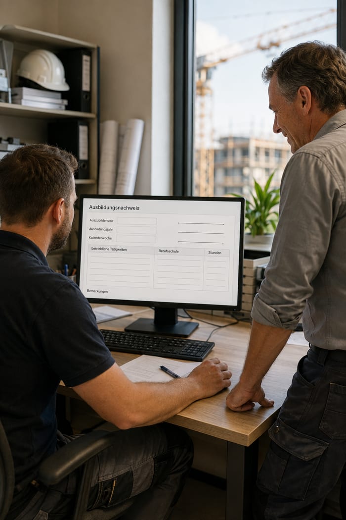 Digitalisierung des Ausbildungsnachweises