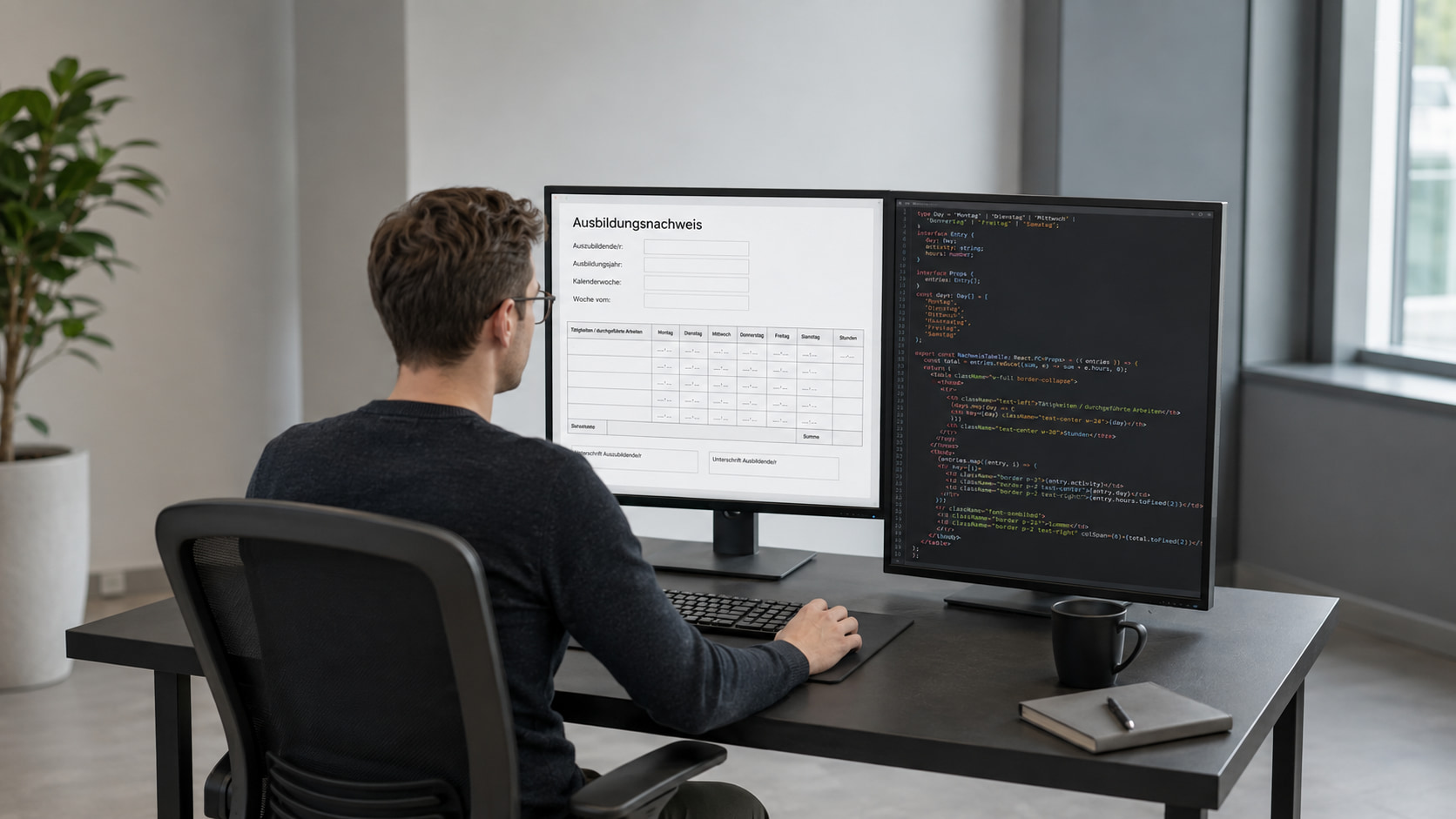 Ausbildungsnachweis mit Formilo programmieren lassen