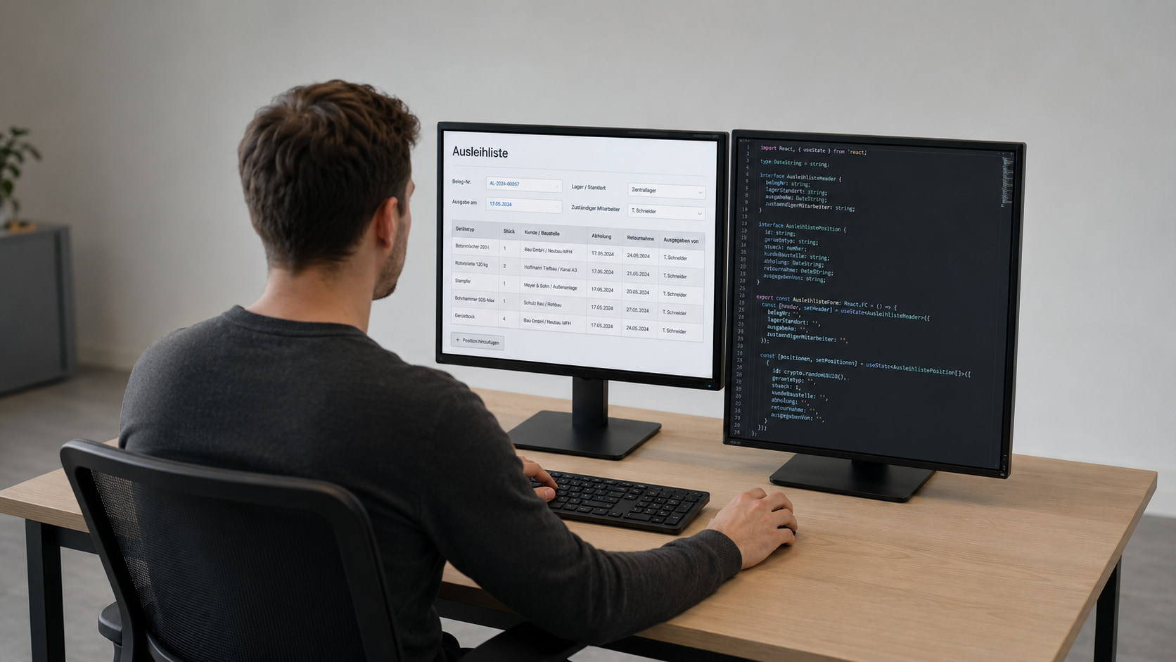 Ausleihliste mit Formilo programmieren lassen