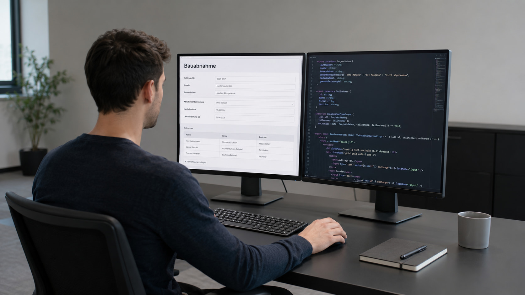 Bauabnahme mit Formilo programmieren lassen