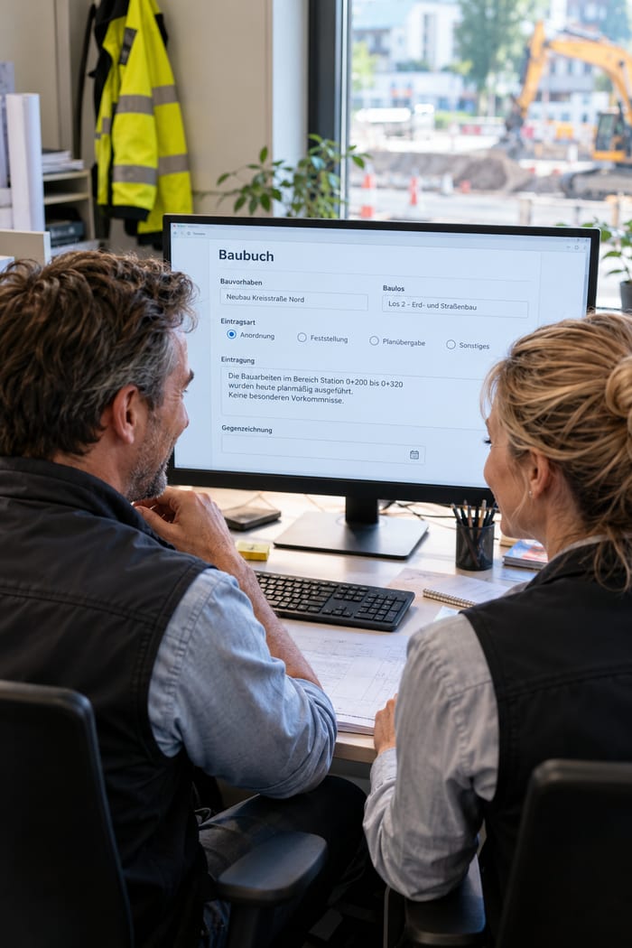 Digitalisierung des Baubuchs