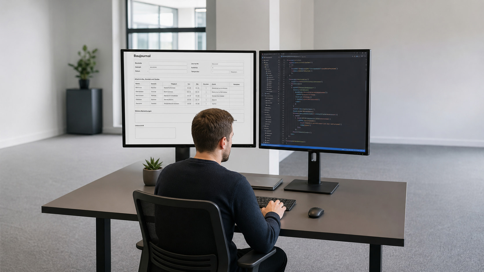 Baujournal mit Formilo programmieren lassen