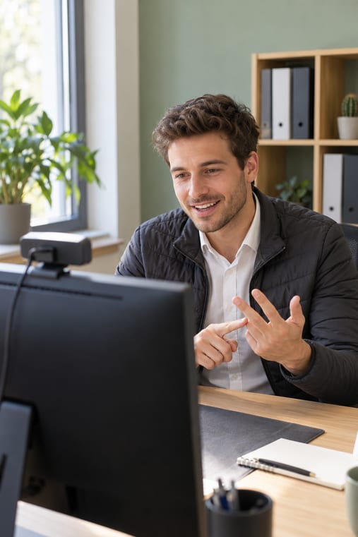 Formilo-Berater erklärt im Online-Meeting Punkt für Punkt, wie das Bautagebuch nach VOB entsteht