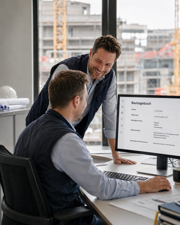 Digitalisierung des Bautagebuchs