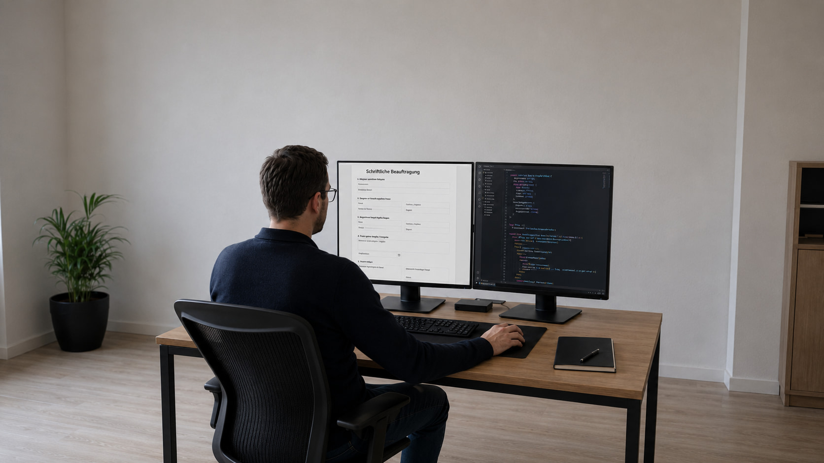 Schriftliche Beauftragung mit Formilo programmieren lassen
