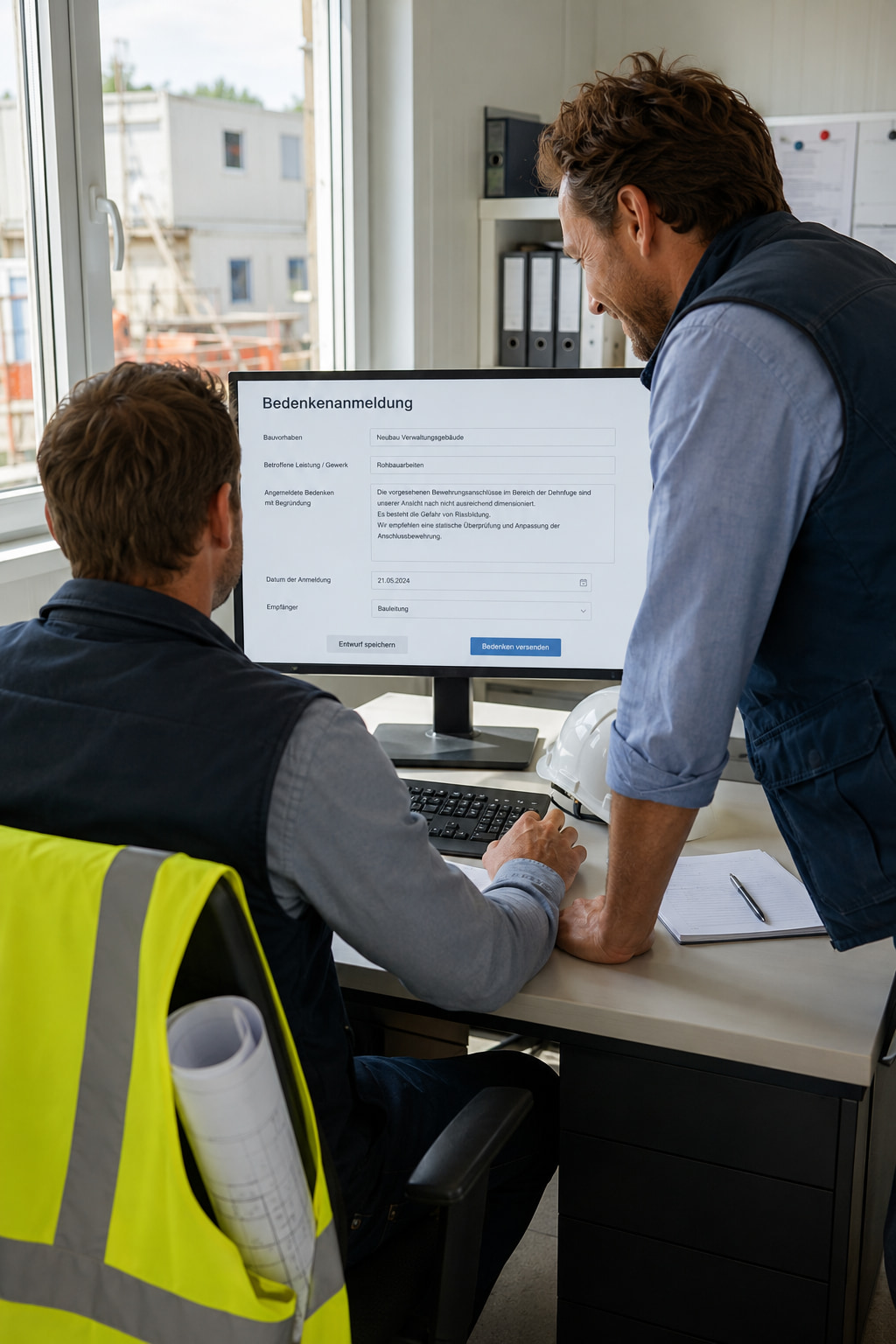 Bedenkenanmeldung mit Formilo programmieren lassen