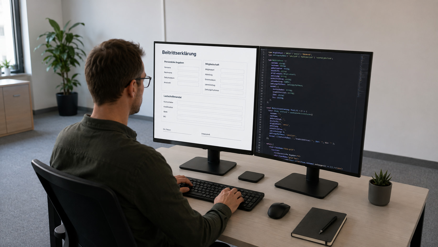 Beitrittserklärung mit Formilo programmieren lassen