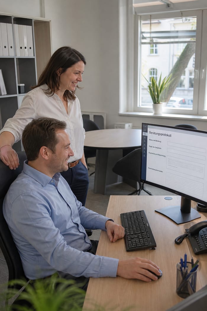Digitalisierung des Beratungsprotokolls