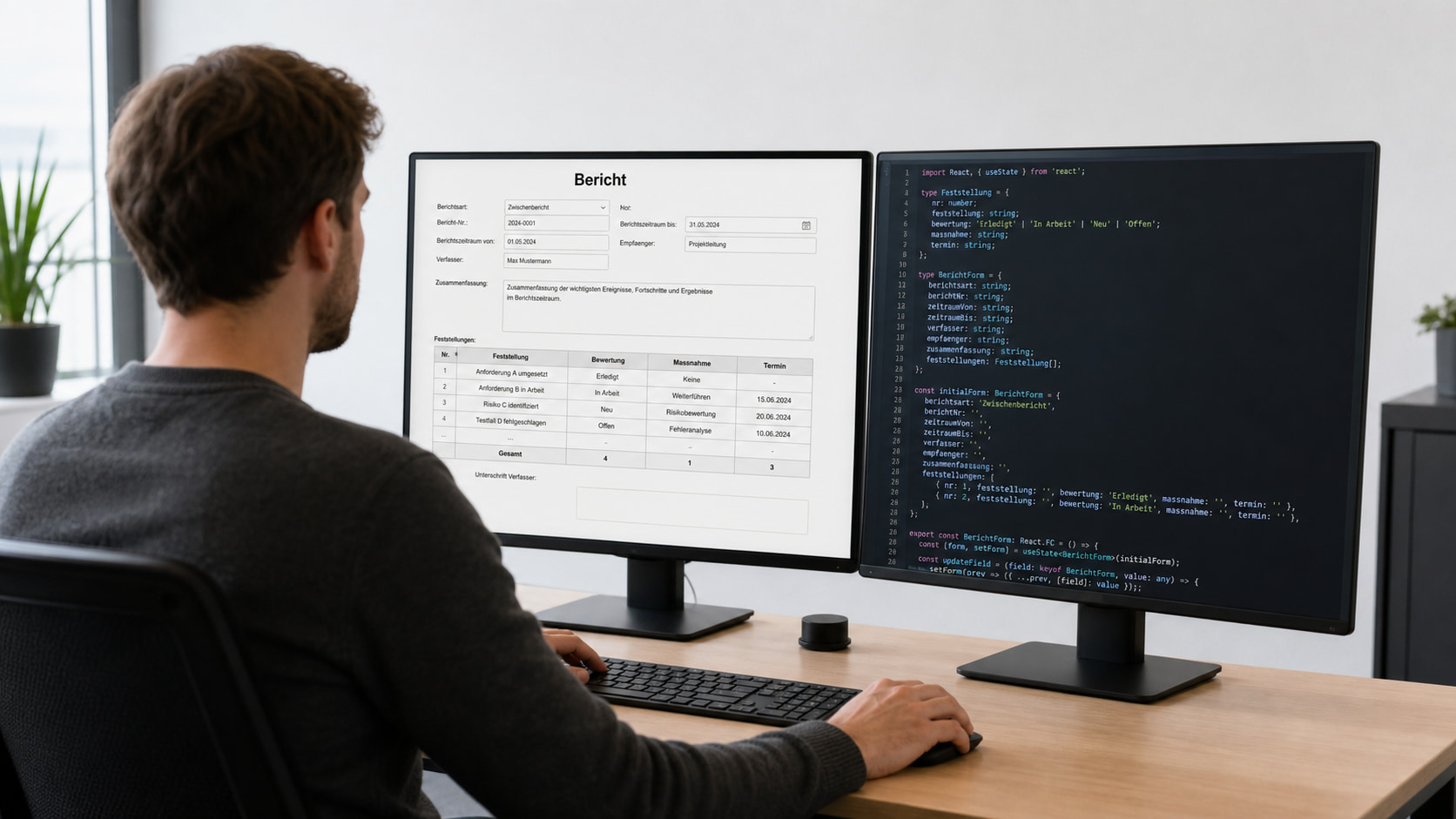 Berichtsvorlage mit Formilo programmieren lassen