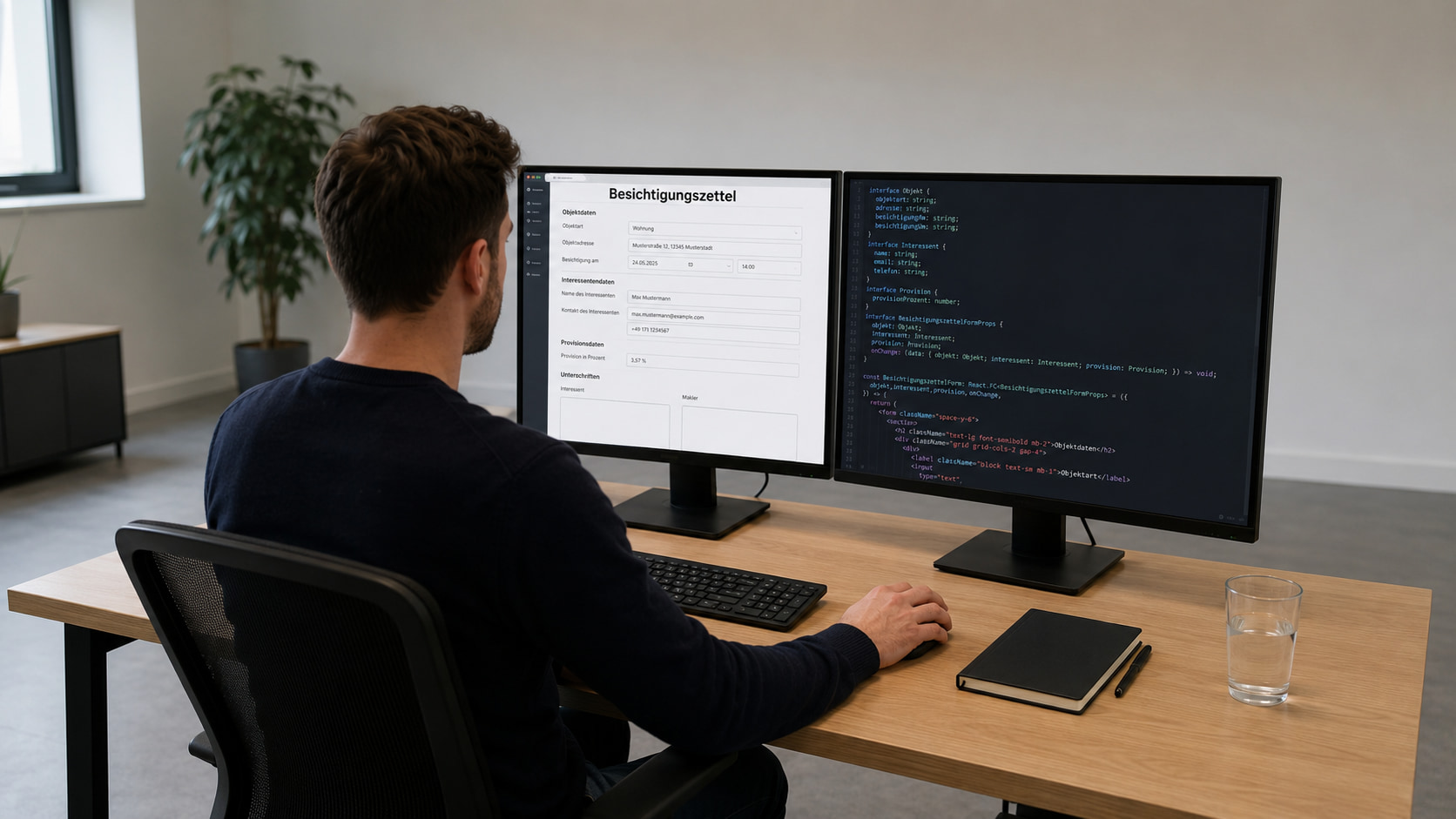 Besichtigungszettel mit Formilo programmieren lassen
