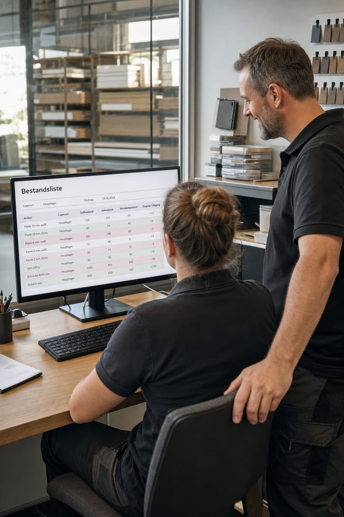 Digitalisierung der Bestandsliste