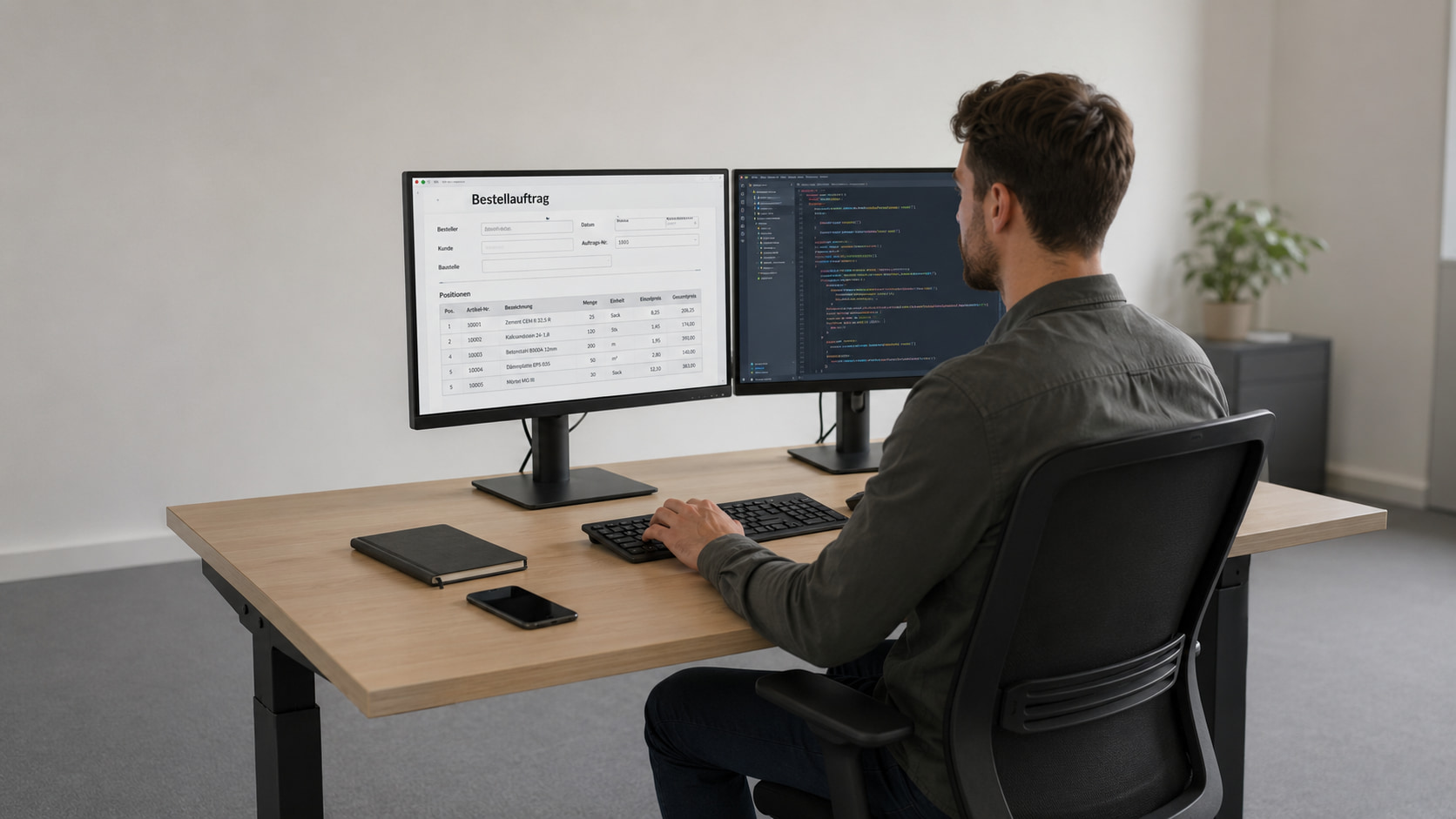 Bestellauftrag mit Formilo programmieren lassen