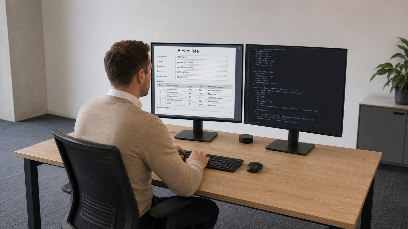 Bestellliste mit Formilo programmieren lassen