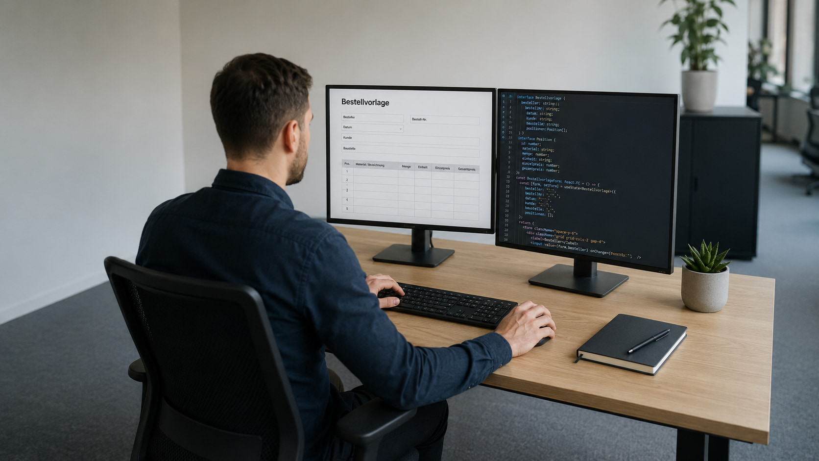 Bestellvorlage mit Formilo programmieren lassen